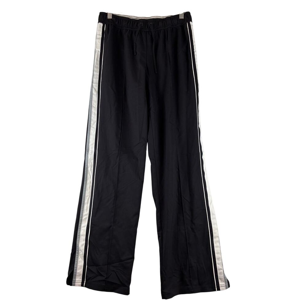 Vintage JC Penny Track Pants Men’s Small Black White Stripe Active Gym Running